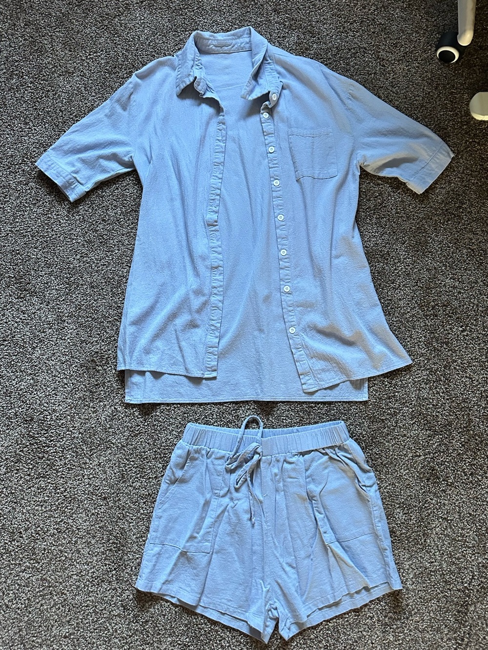 Blue cover up set